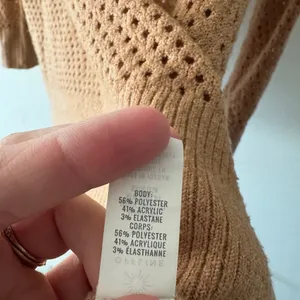 Aerie Offline Brown Open Knit Sweater‎ thumbnail 6