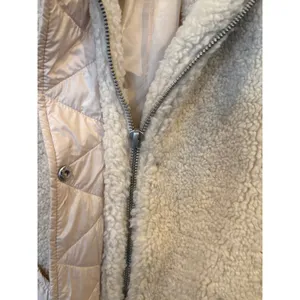 7 For All‎ Mankind Cream Sherpa Teddy Longline Jacket Size XS thumbnail 3