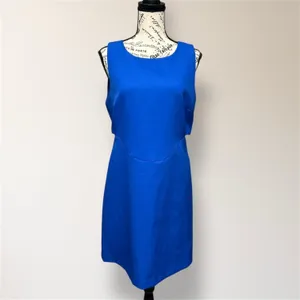Anthropologie Mare Mare Blue Mini Dress Cutout Shift‎ Homecoming Cocktail thumbnail 3