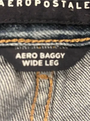 🌸Aeropostale Wide Leg High Rise Baggy Jeans Size 8r🌸 thumbnail 6