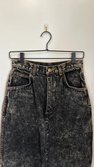 High Waisted Denim Midi Skirt Multiple Size 4 thumbnail 5