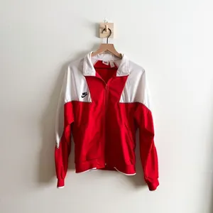 Vintage Nike Red Tracksuit Jacket Size M thumbnail 4