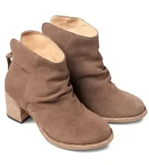 Beek Strix Suede Ankle‎ Bootie Taupe 10 Heeled thumbnail 1
