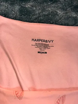 harper&ivy NWT Pink Baby Tee Square Neck Long Sleeve Butterfly’s thumbnail 6