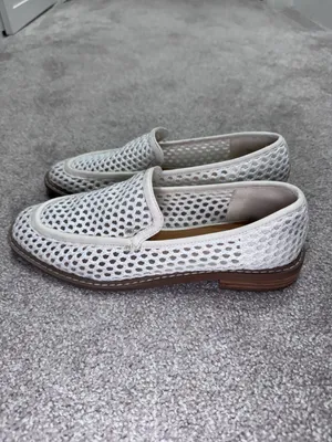 Dolce Vita White Woven Mesh Slip-On Loafers thumbnail 2