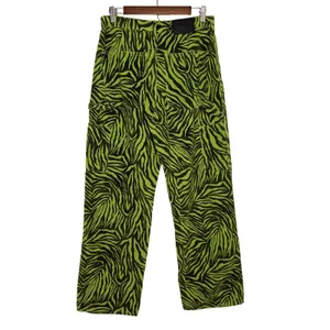 BDG Wide Leg Urban Outfitters Corduroy Pants 29 x 32 Juno Green Zebra Carpenter thumbnail 5