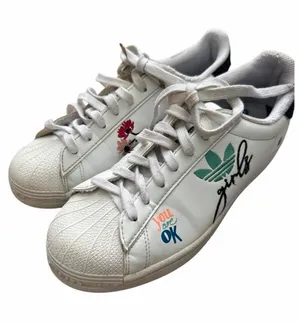 Adidas Superstar Girls‎ Are Awesome Friends Collab Platform Sneakers Womens 7 thumbnail 1