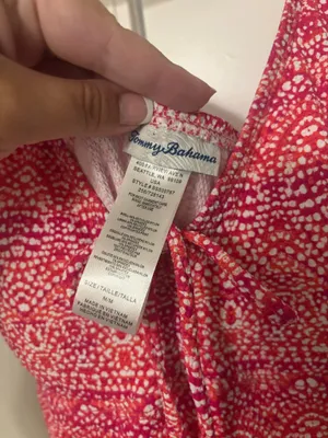 Tommy Bahama Red-Pink Mini Dress thumbnail 2