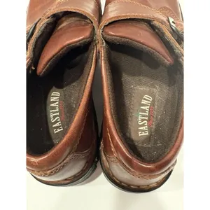 Eastland Syracuse Brown Leather Mary Jane Comfort Shoes Women’s 8W Wide EUC thumbnail 6