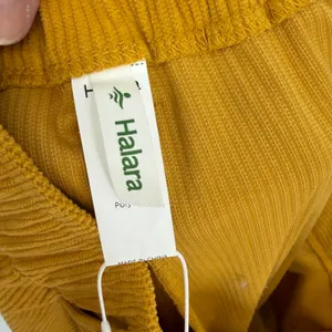 Halara Corduroy Pants Women's M Regular Mustard Yellow High Rise Straight NWT thumbnail 3