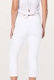 Lululemon White Speed Up Crop Leggings thumbnail 3