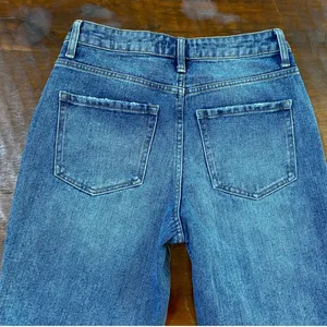 Vervet Blue Women's‎ Cotton Jeans 27X27" Distressed Raw Hem - Excellent thumbnail 9