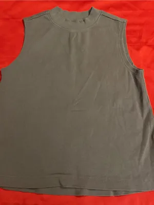 Pact Sleeveless Crewneck Tank Top - Charcoal thumbnail 2