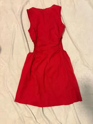 Shein Red Cut-Out Dress thumbnail 2