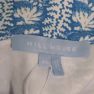 Hill House The Mirabel Skirt Trailing Vine Blue Linear Floral Poly Crepe XL New thumbnail 6