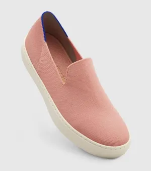 rothy’s RETIRED RARE the sneaker coral pink slip-on shoes limited edition 8 thumbnail 3