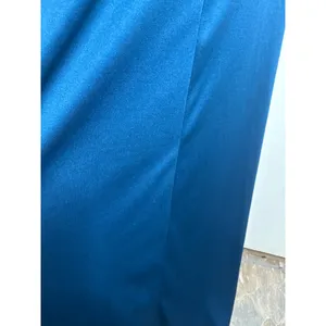 1970s Disco Era Teal Ruffle Flounce Strapless Maxi Dress – True Vintage/Handmade thumbnail 4