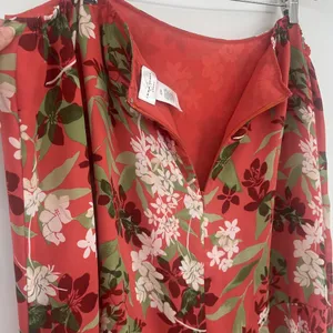 Emma Jame Boho 2 Piece Skirt Set Cottagecore Floral Rust Romantic Flowy Chiffon thumbnail 14