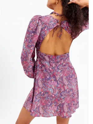 For Love And Lemons Tonya Long Sleeve Mini Dress Size Small thumbnail 3