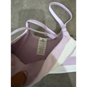 Free People Movement Tighten Up Reversible Bra Lavendar Combo Striped XS/S NEW thumbnail 5