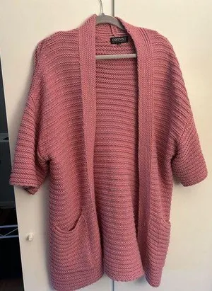 Knit cardigan Purple thumbnail 1