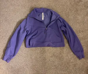 Lululemon Scuba Half-Zip Pullover in Lavender thumbnail 1