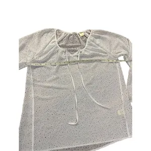 Anthropologie Dylan white‎ eyelet blouse sz M thumbnail 6