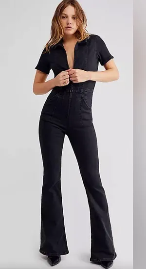 Free people We The Free Jayde Flare Jumpsuit thumbnail 2