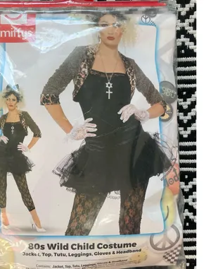 Smiffy’s 80’s Wild Child Costume thumbnail 4
