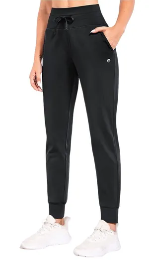 Baleaf Women’s Size M Black High Waist Track Joggers Sweat Pants thumbnail 1