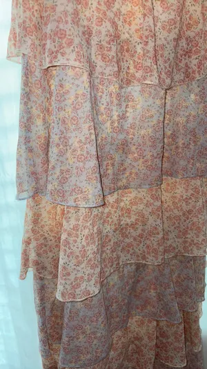 Layered floral dress Pink Size L thumbnail 3