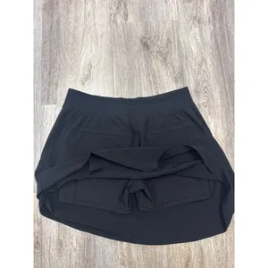 Athleta Ace Skort Black Athletic Golf Tennis Skirt with Pockets Size 8 thumbnail 4