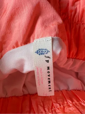FP Movement by Free People Coral Pink Smocked Waist Athletic Shorts thumbnail 4