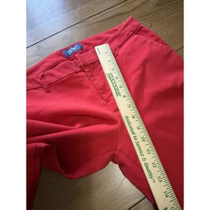Old Navy Women Red‎ Harper Mid-Rise Career Pants Size 8 Regular Colorful Career thumbnail 5