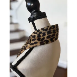 Vintage Faux Leopard Fur Attachable Dress or Coat Collar 50s 60s Pin Up Glamour thumbnail 2