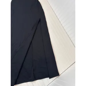NWT Lulus Good Times Only Black One-Shoulder Maxi Dress Wedding Formal Size M thumbnail 3