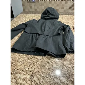 Weatherproof Women's Medium Black Waterproof Hooded Rain Jacket NWT thumbnail 13