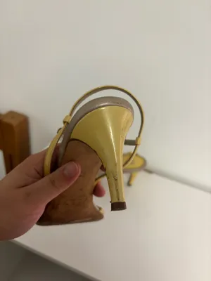 yellow furla heels thumbnail 2