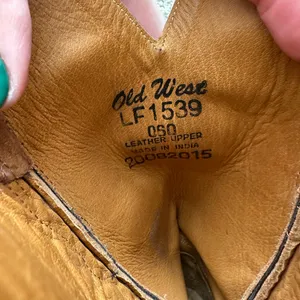 Old west perforated cowgirl boots thumbnail 8
