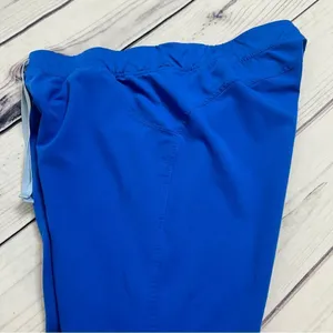 Figs Pants Women XXL/P Livingston‎ Scrub Royal Blue High Rise T21003P 28"L 2XLP thumbnail 6