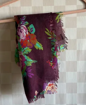 Floral Scarf Multi thumbnail 1