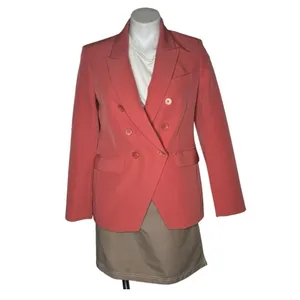 EXPRESS Blazer Suit Jacket Double Breasted Lined Pockets Womens Size Small thumbnail 2
