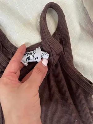 Princess Polly Brown Cropped Tank thumbnail 2
