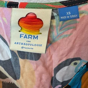 Farm Rio Anthropologie Toucans Wrap Maxi Dress‎ Size XS thumbnail 6