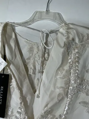 NWT Elliatt dress ivory color size large thumbnail 9