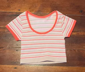 OFFLINE by Aerie crop top striped size M thumbnail 1