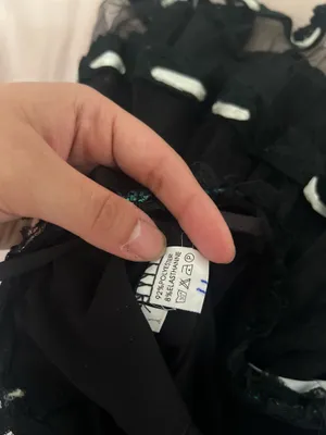 Black and white corset bow dress thumbnail 4