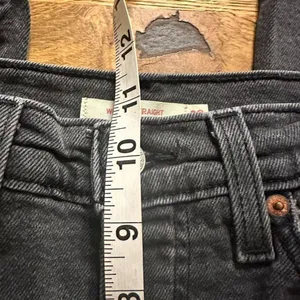 Levi wedgie button fly jeans 28 black thumbnail 12