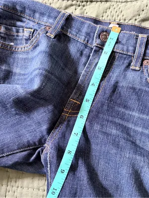 7 For All Mankind Bootcut Jeans Size 29 Dark Wash Stretch Denim thumbnail 7