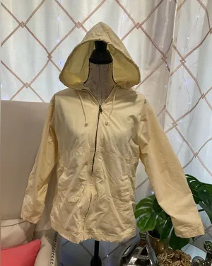 TOMMY BAHAMA‎ LIGHT YELLOW WINDBREAKER JACKET thumbnail 1